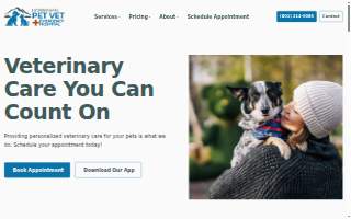 Herriman Pet Vet and Emergency Hospital website