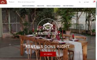 Rent Event Utah of Riverton website