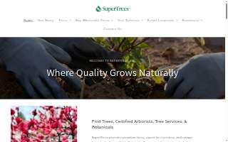 SuperTrees Riverton Nursery website