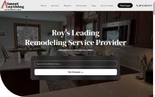 Almost Anything Remodeling of Roy website