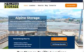 Alpine Storage - Roy website
