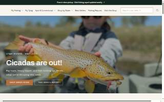 Anglers Den website