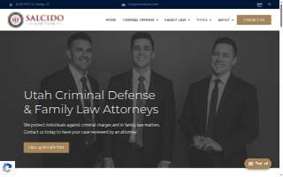 Salcido Law Firm of Roy website