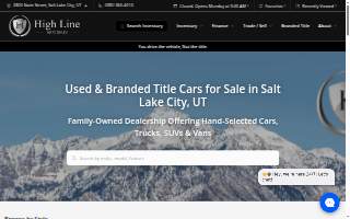 High Line Auto Sales website