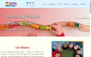Little Geniuses Learning Center of Salt Lake City website