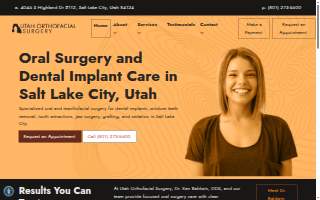 Utah Orthofacial Surgery website
