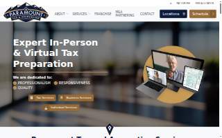 Paramount Tax & Accounting - Sandy website