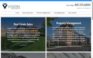 Vision Real Estate - Salt Lake website