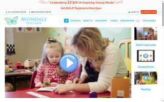 Avondale Preschool Academy website