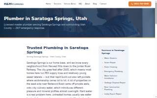 H&M Plumbing website