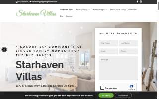 Starhaven Villas - 55 Plus Community website