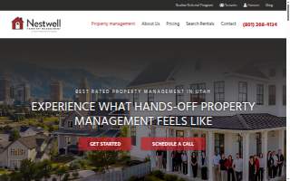 Nestwell Property Management of South Jordan website