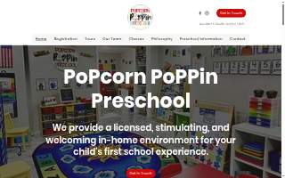 Popcorn Poppin Preschool website