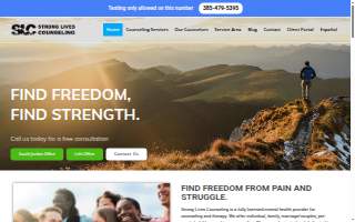 Strong Lives Counseling website