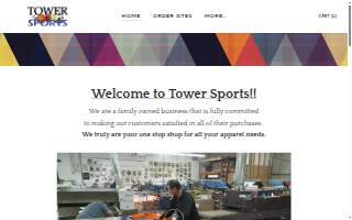 Tower Sports website