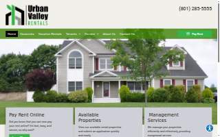 Urban Valley Rentals website