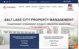 Utah Property Solutions of South Jordan website