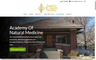 Academy of Natural Medicine website