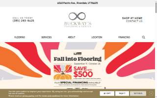 Buckway's Flooring & Design website