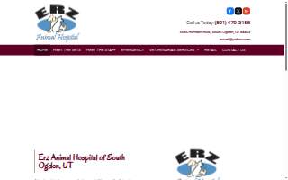 Erz Animal Hospital of South Ogden website