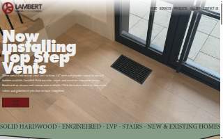 Lambert Hardwood Flooring website