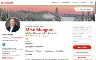 Mike Mangum - State Farm Insurance Agent website
