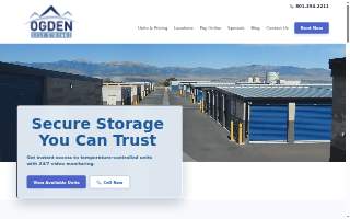 Ogden Self Storage website