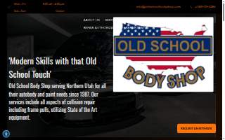 Old School Body Shop website