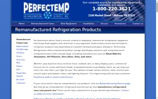 PerfecTemp HVAC website