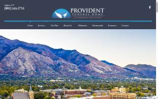 Provident Funeral Home website