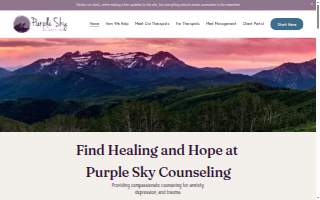 Purple Sky Counseling - South Ogden website
