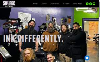 Savage Tattoo Shop of South Ogden website
