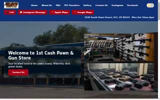 1st Cash Pawn & Gun Store of South Salt Lake website