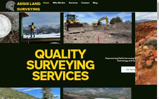 Aegis Land Surveying of South Salt Lake website