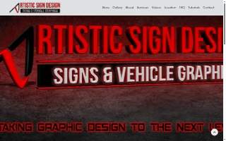 Artistic Sign Design website
