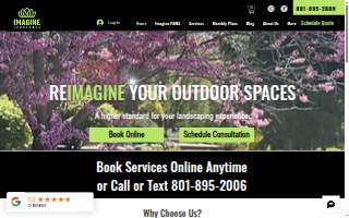 Imagine Landscape of South Salt Lake website