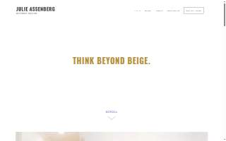 Julie Assenberg Interior Design website