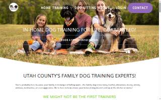 Bakers Acres K9 Academy website