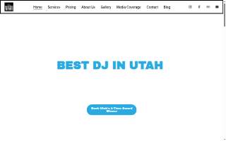 Best DJ In Utah website