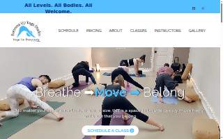 Bottoms Up Yoga website