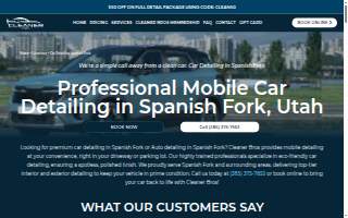 Cleaner Bros Car Detailing Spanish Fork website