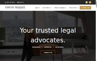 Esplin Weight, Attorneys at Law website