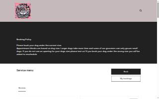 Happy Tails Grooming Services LLC website