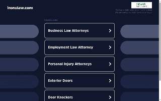 Ironshore Inspections website