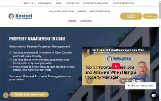 Kasteel Property Management website