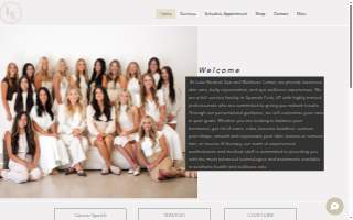 Luxx Medical Spa & Wellness website