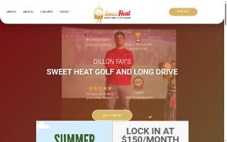 Sweet Heat Golf and Long Drive website
