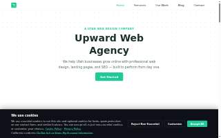 Upward Web Agency website