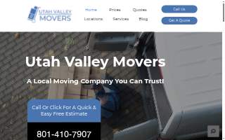 Utah Valley Movers of Spanish Fork website