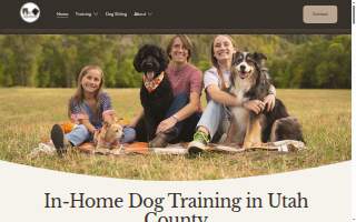 Bakers Acres K9 Academy website